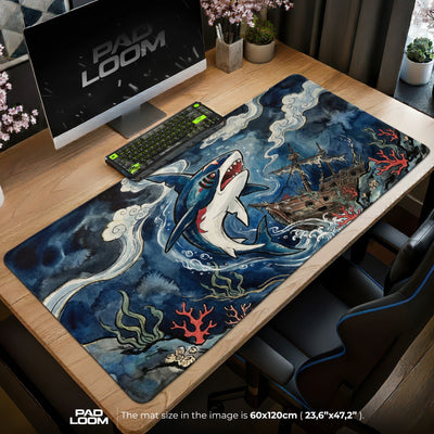 Sharpedo Schiffswrack Mauspad - Pokémon Schreibtischunterlage