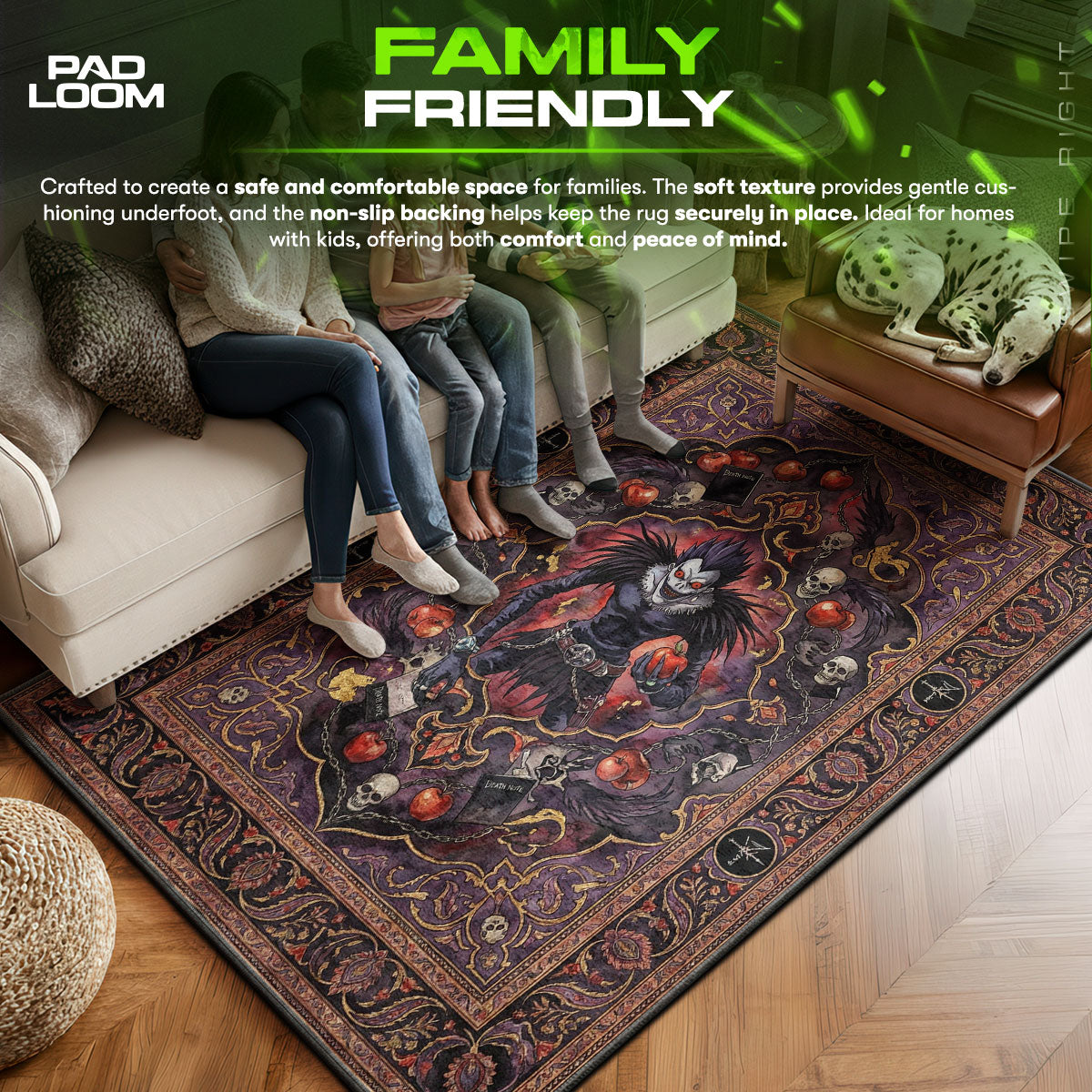 Shinigami Ryuk Teppich - Death Note Stuhlunterlage