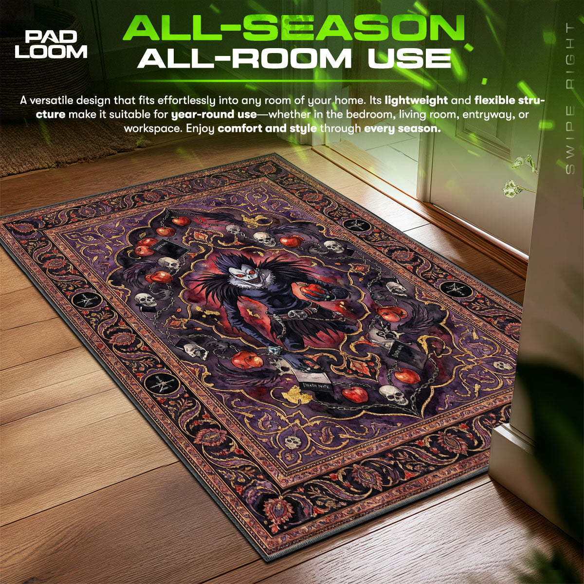 Shinigami Ryuk Teppich - Death Note Stuhlunterlage