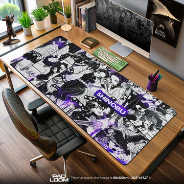 Shinobu Kocho Mouse Pad - Butterfly Hashira Anime Desk Mat Padloom