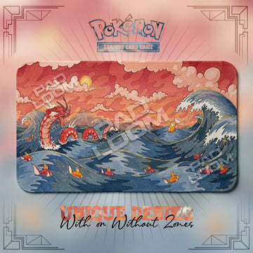 Shiny Gyarados Storm Playmat - Pokemon TCG