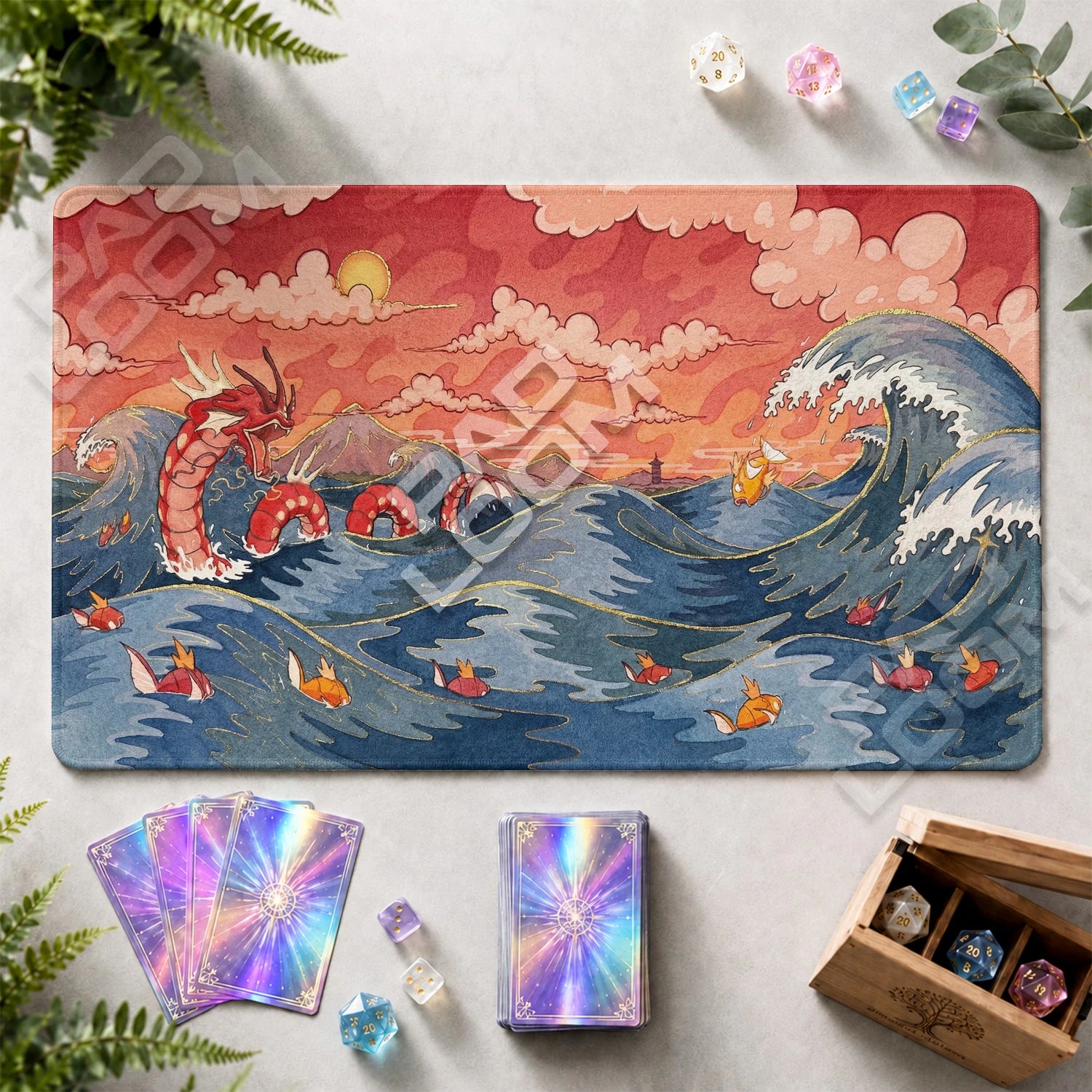 Shiny Gyarados Storm Playmat - Pokemon TCG - view 2