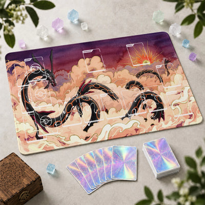 Shiny Rayquaza Playmat - Pokemon TCG Mat