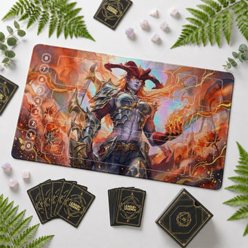 Shyvana Dragonborn Playmat - LoL Riftbound TCG Mat