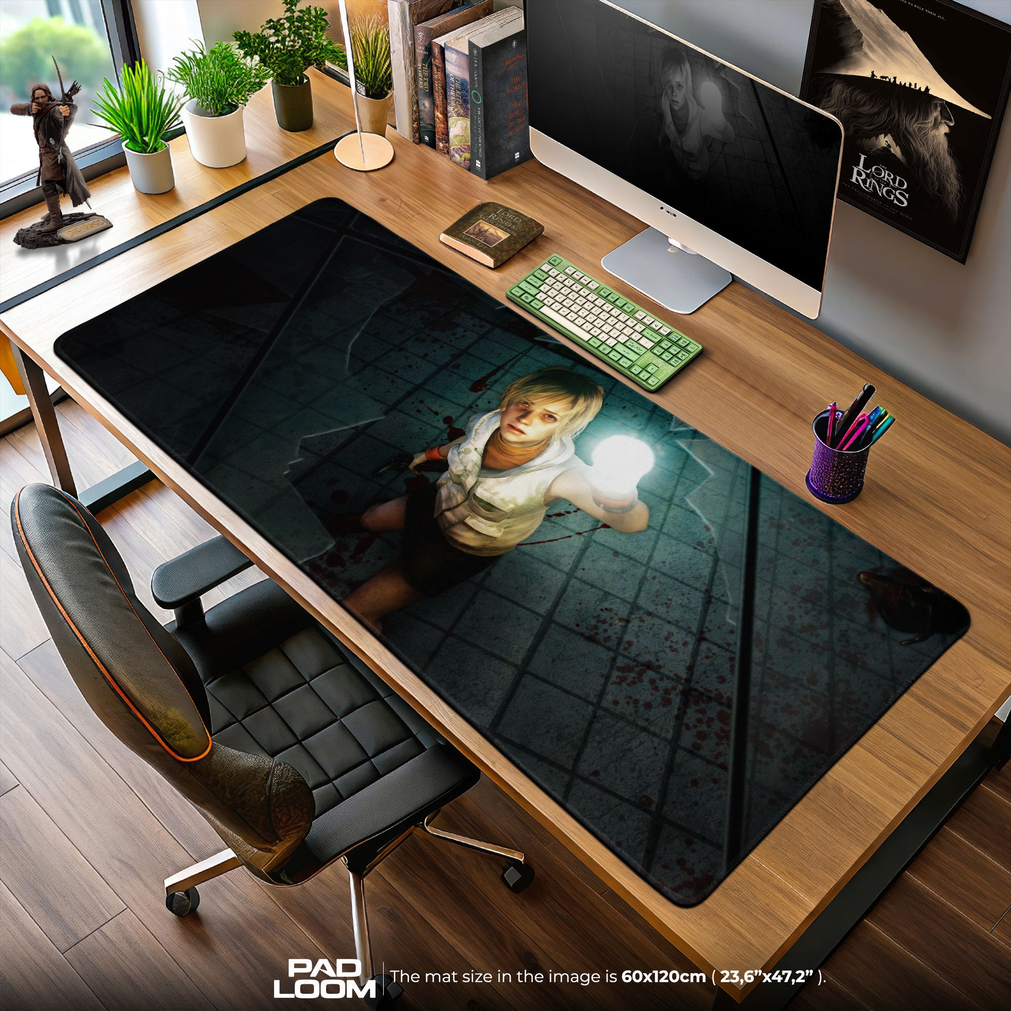 Silent Hill Heather Mason Mouse Pad, Game Horror Gaming Desk Mat