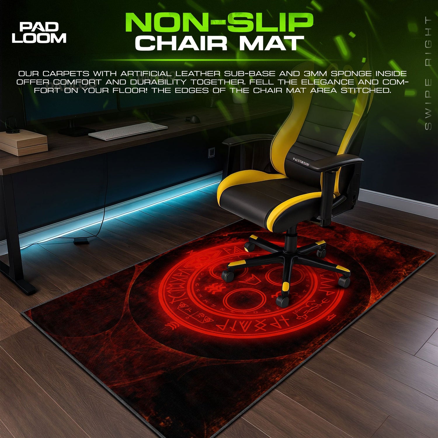 Silent Hill Seal Mouse Pad, Game Horror Gaming Desk Mat Padloom
