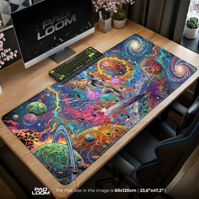 Silver Surfer Cosmic Ride Mouse Pad - Marvel Desk Mat