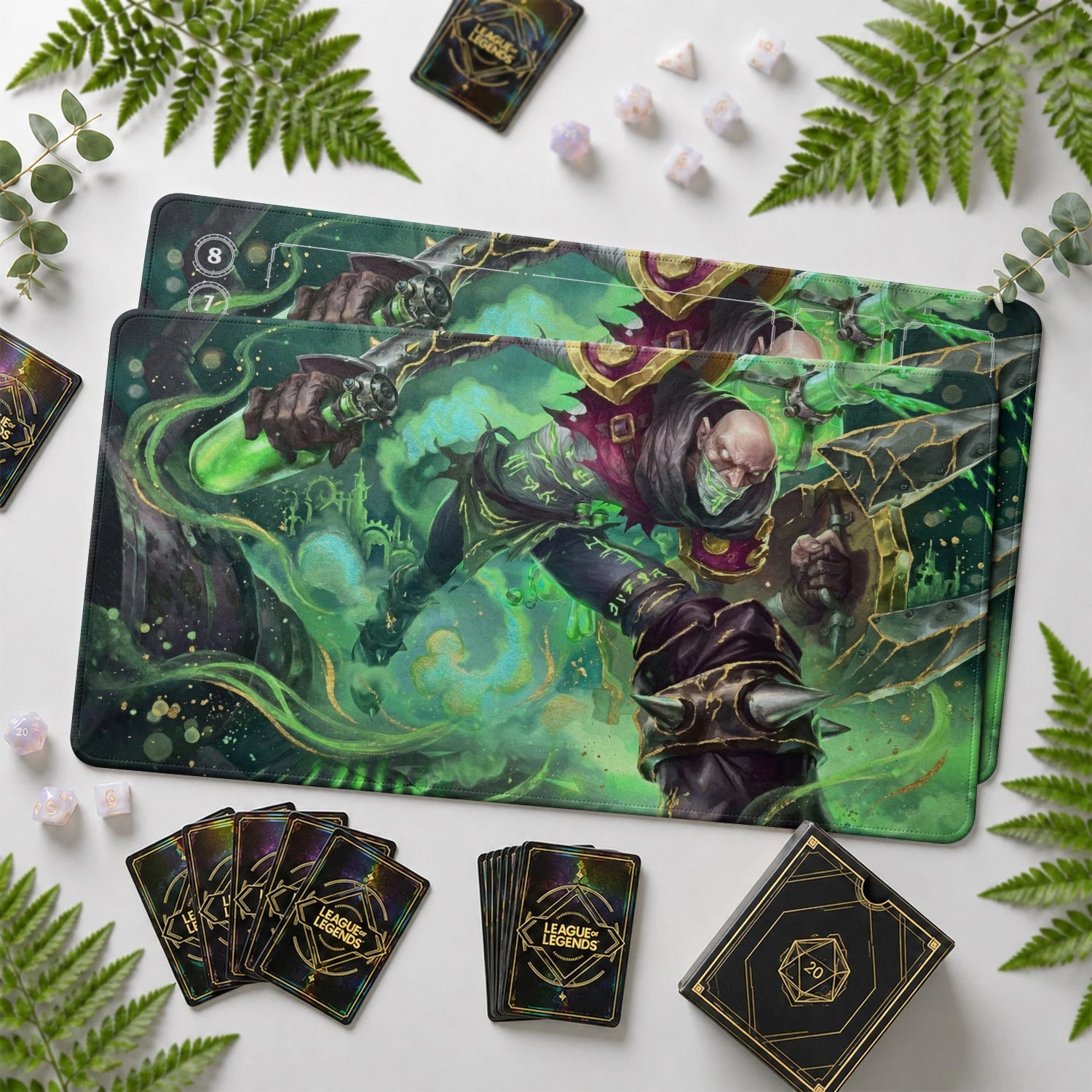 Singed Chempunk Playmat - LoL Riftbound TCG Mat