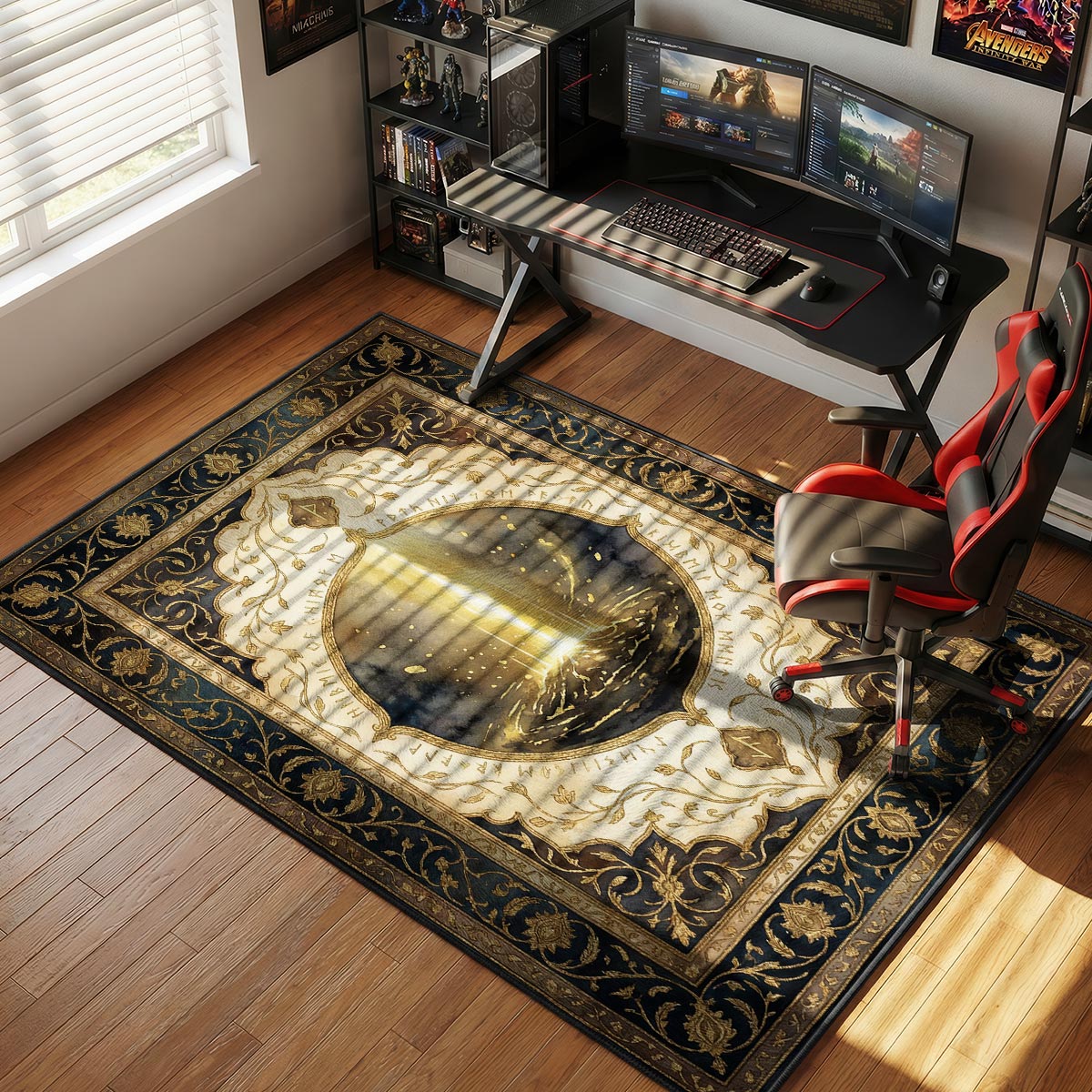 Site of Grace Sanctuary Rug - Elden Ring Chair Mat