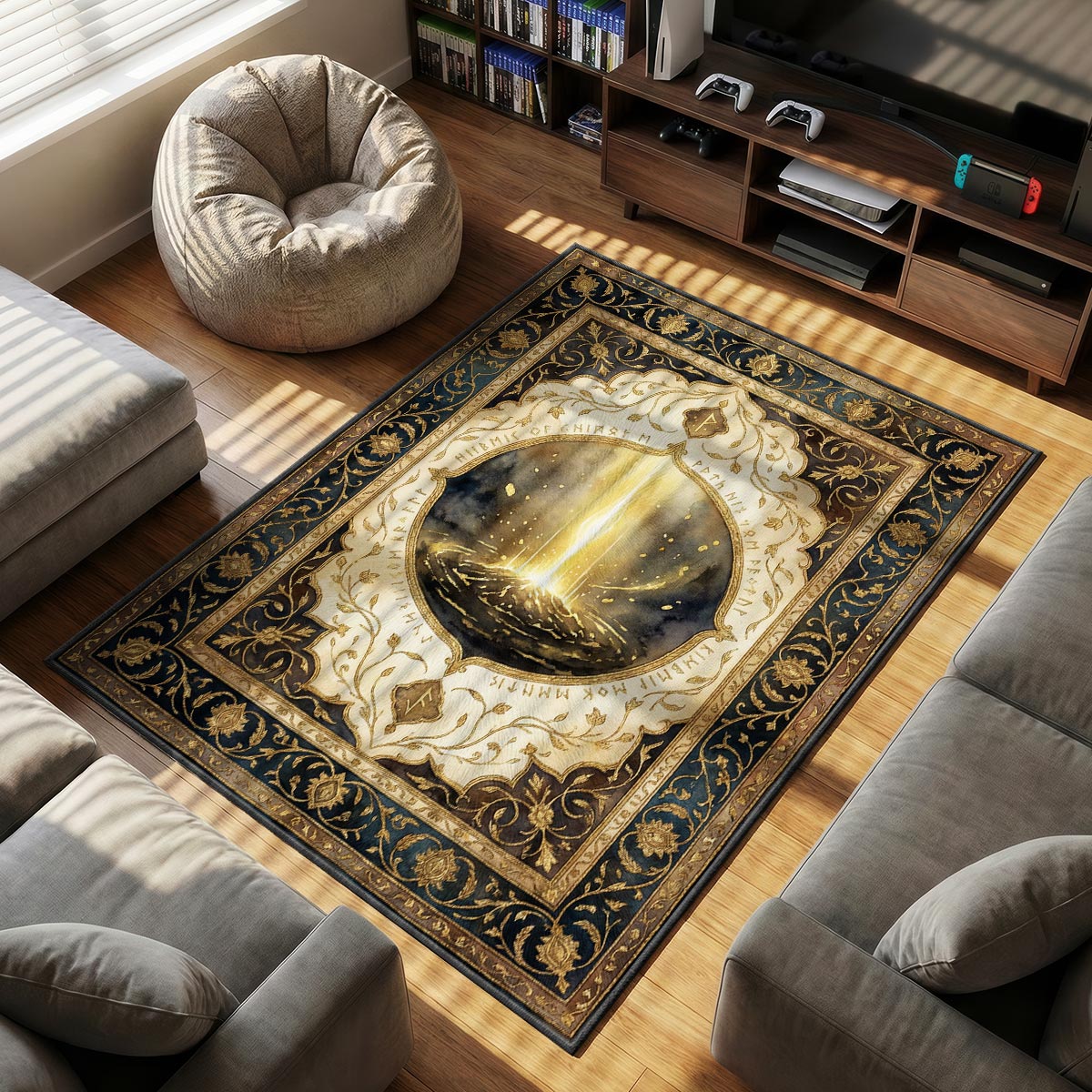 Site of Grace Sanctuary Rug - Elden Ring Chair Mat