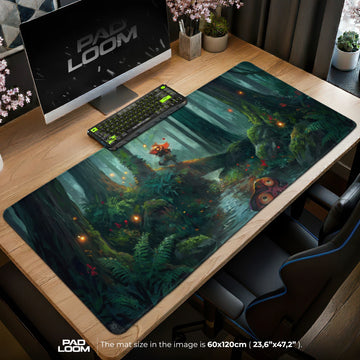 Skull Kid Forest Mask Mouse Pad - Zelda Desk Mat
