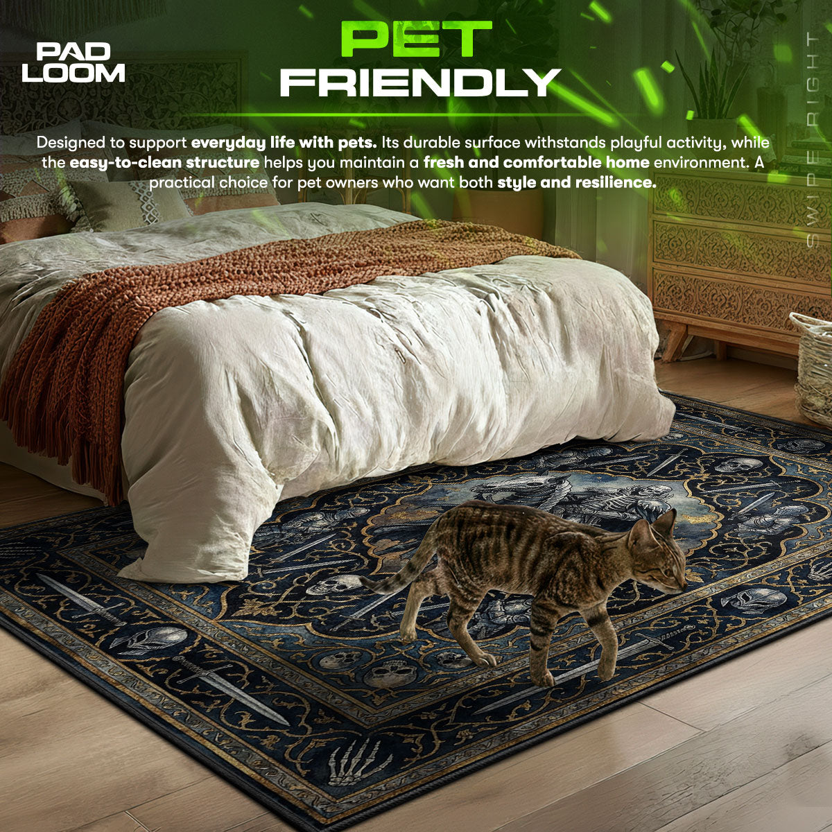 Skull Knight Harbinger Rug - Berserk Chair Mat