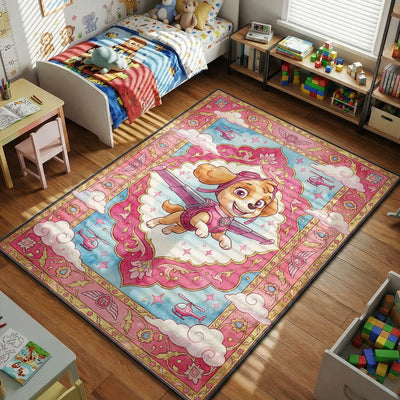 Skye Flying Pup Rug — PAW Patrol Kids Bedroom Rug
