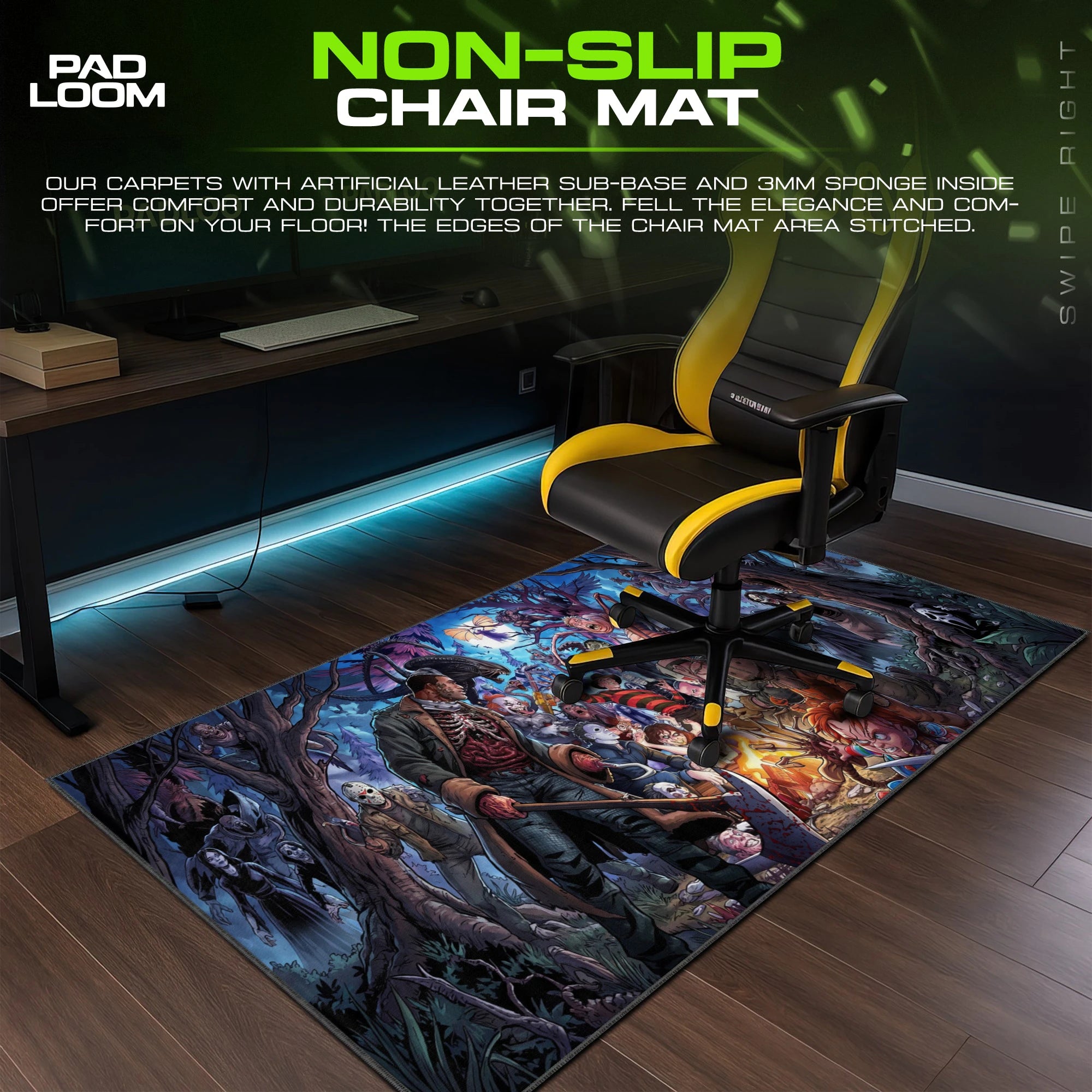 Slasher Campfire Coven Mouse Pad - Horror Desk Mat