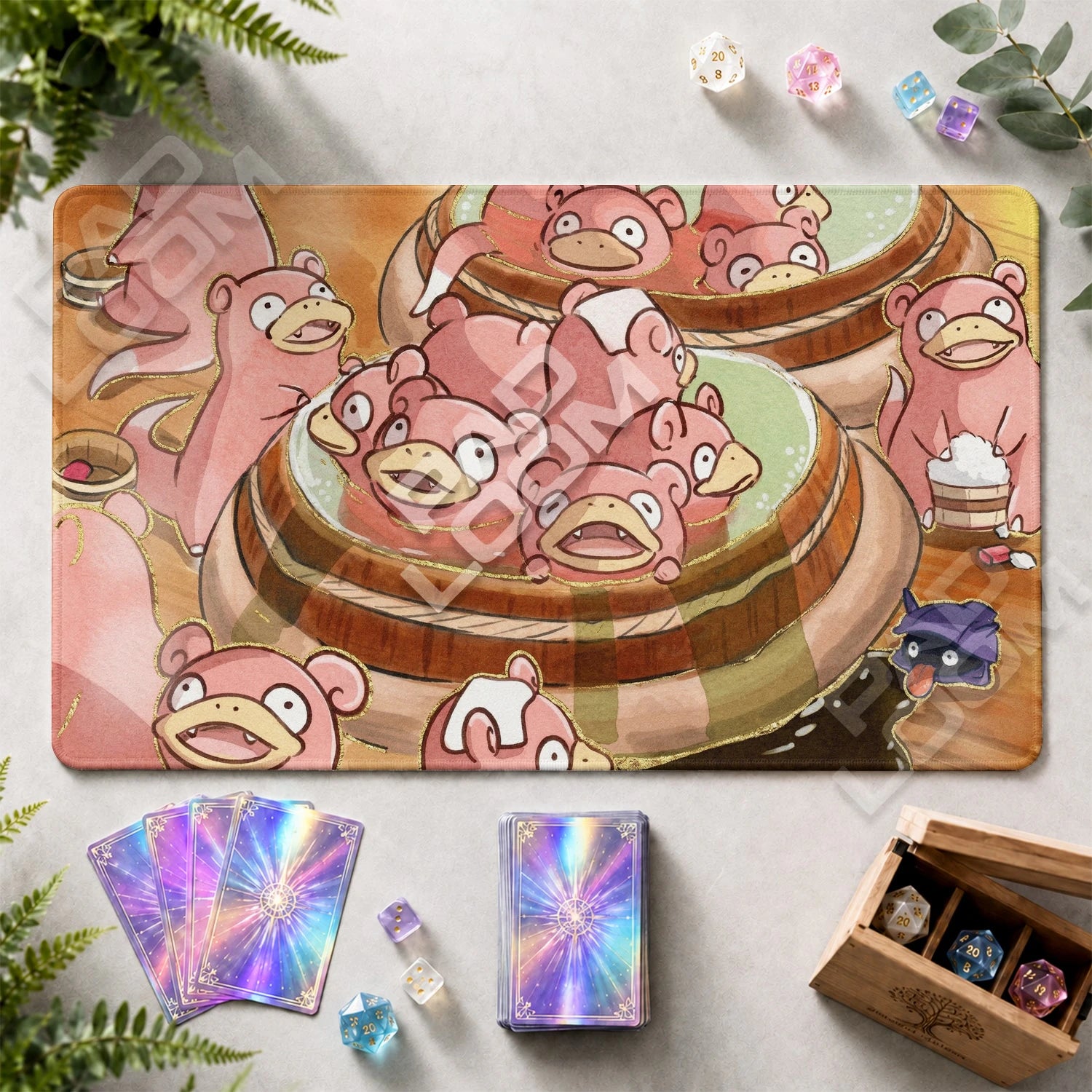 Slowpoke Spa Playmat - Pokemon TCG Mat
