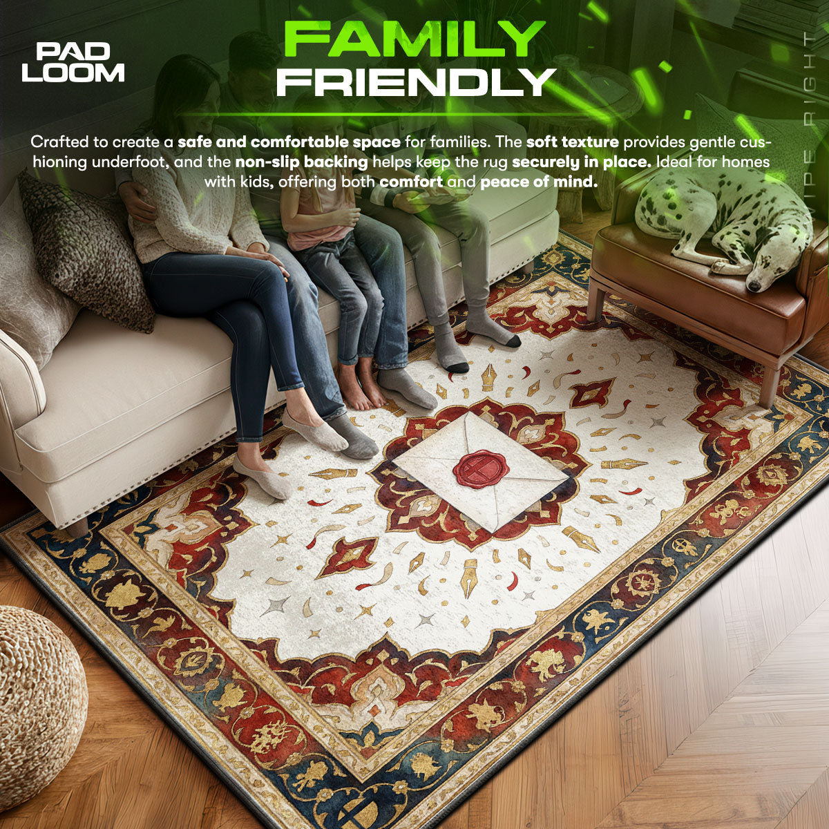 Smash Invitation Royal Seal Rug - Smash Bros Chair Mat