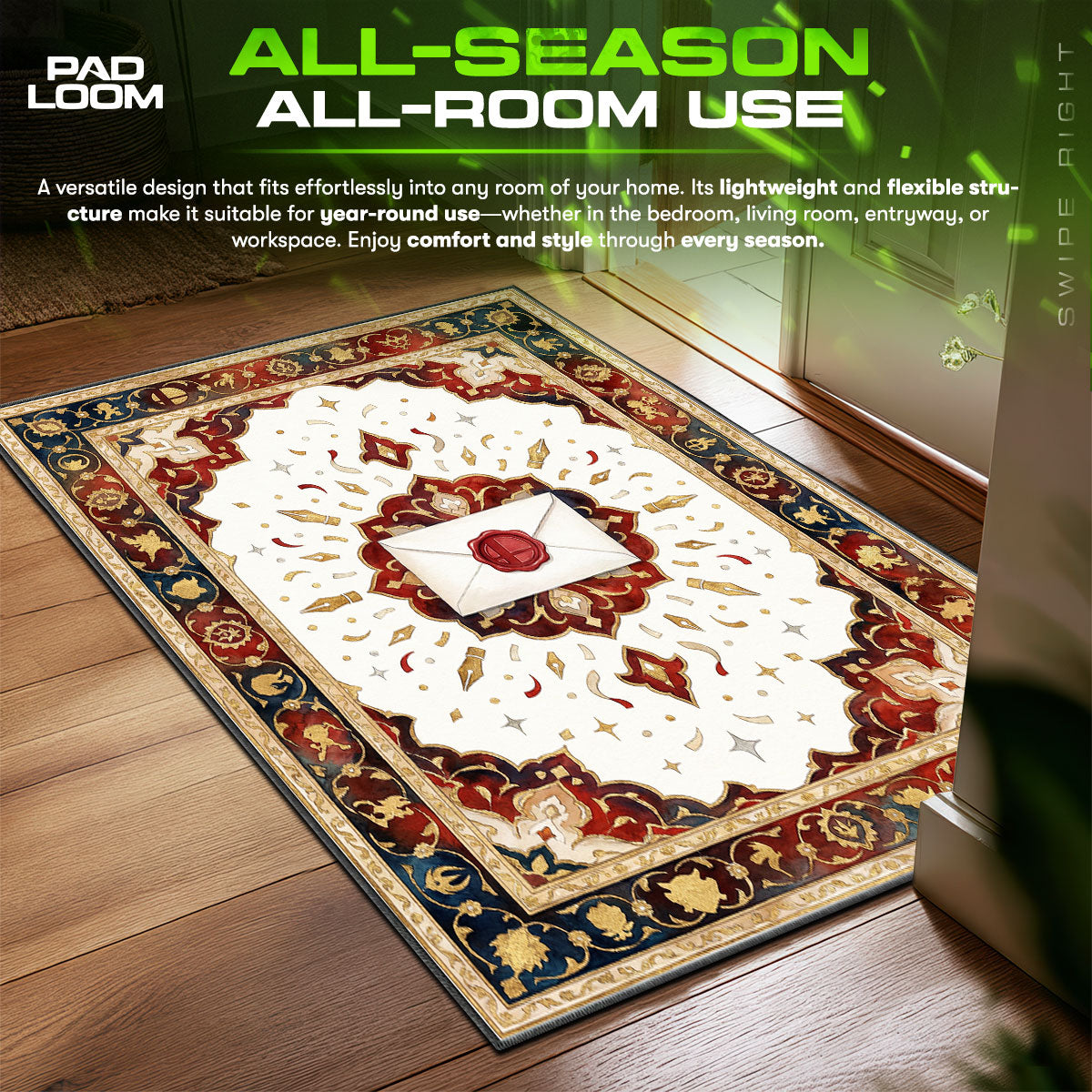 Smash Invitation Royal Seal Rug - Smash Bros Chair Mat