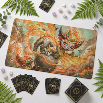 Smolder Hatchling Playmat - LoL Riftbound TCG Mat
