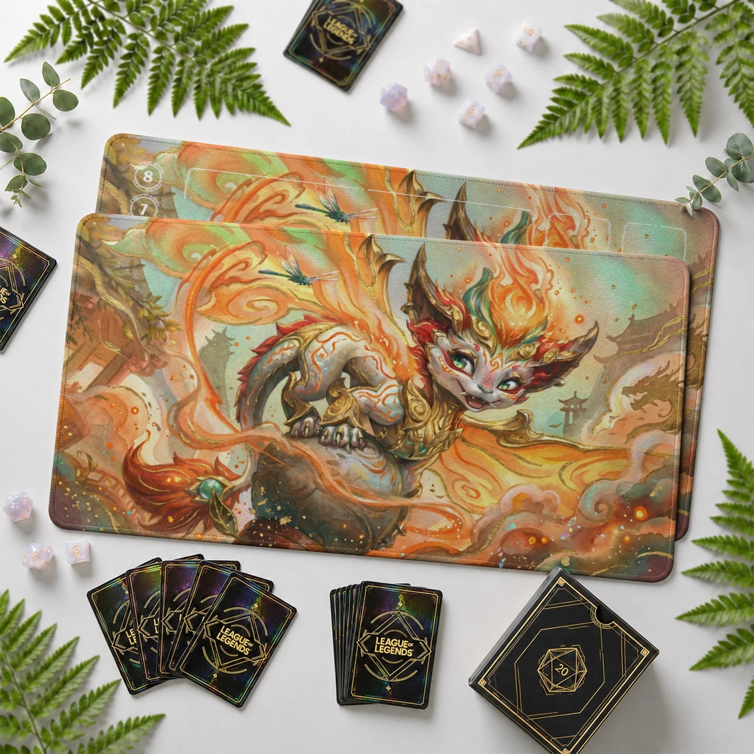 Smolder Hatchling Playmat - LoL Riftbound TCG Mat