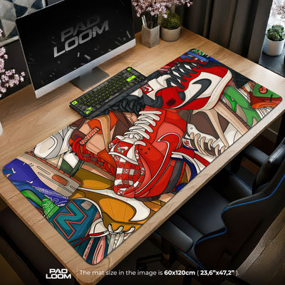 Sneakerhead Mouse Pad - Streetwear Art Desk Mat