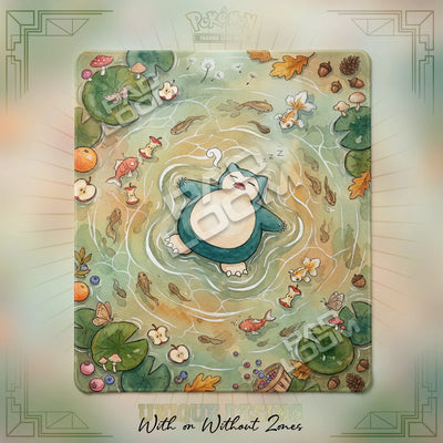 Snorlax Drift Playmat - 2 Player Pokemon TCG Mat