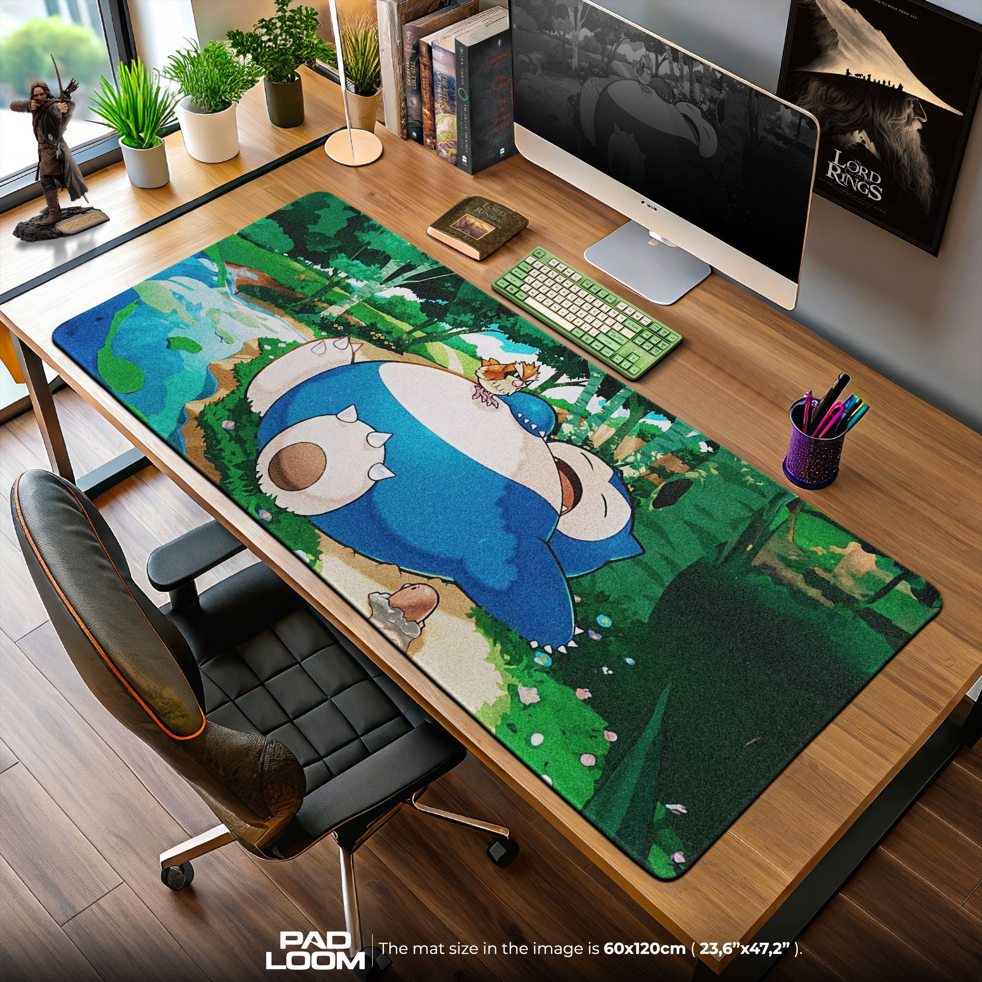 Snorlax Forest Nap Mouse Pad, Pokémon Gaming Desk Mat