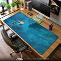 Snorlax Mouse Pad, Pokémon Water Spirit Gaming Desk Mat Padloom