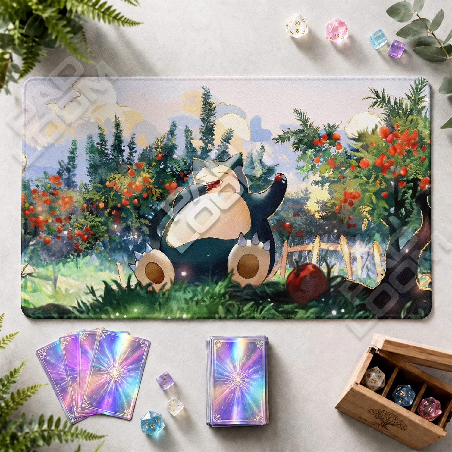 Snorlax Orchard Playmat - Pokemon TCG Mat
