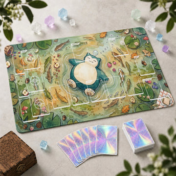 Snorlax Pond Playmat - Pokemon TCG Mat