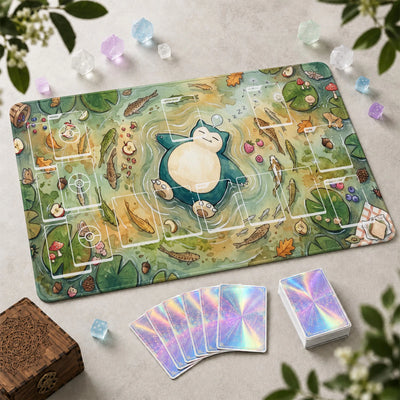 Snorlax Pond Playmat - Pokemon TCG Mat