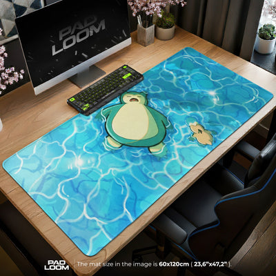 Snorlax Poolliege Mauspad - Pokémon Schreibtischunterlage