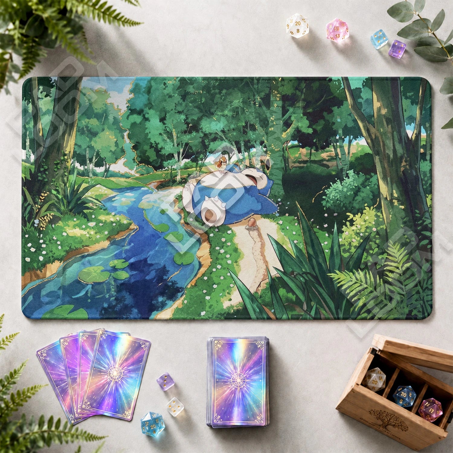Snorlax Stream Playmat - Pokemon TCG Mat