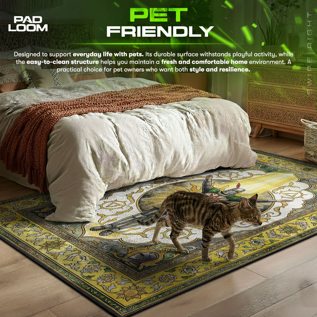 Solaire Lobe die Sonne Teppich - Dunkle Seelen Stuhlmatte