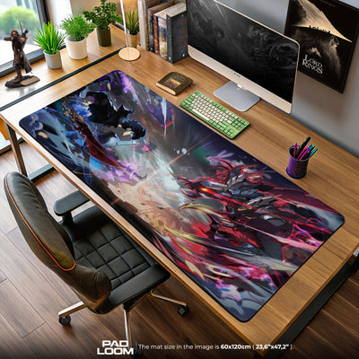 Solo Leveling Jin-Woo vs Dragon Monarch Mouse Pad