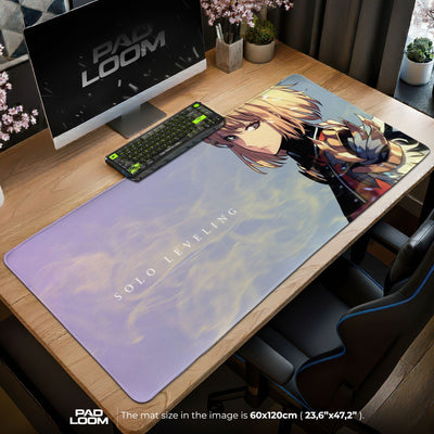 Solo Leveling Mouse Pad - Monarch’s Resolve Gaming Desk Mat