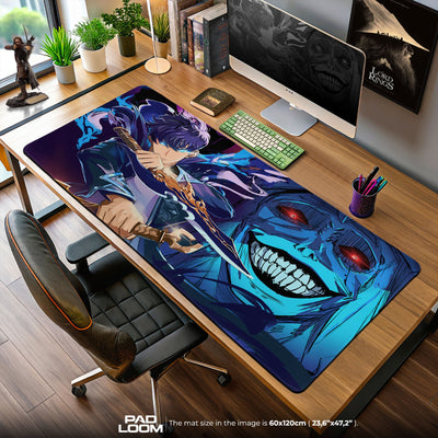 Solo Leveling – Shadow Blade Mouse Pad, Anime Gaming Desk Mat