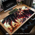 Son Goku Mouse Pad - Blue Aura Anime Desk Mat Padloom
