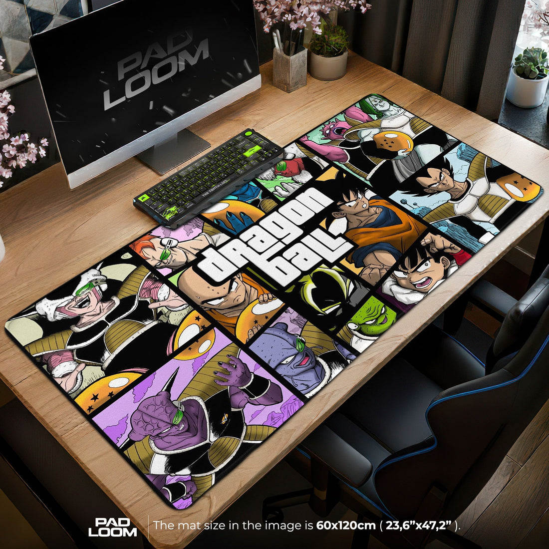 Son Goku Mouse Pad - Dragon Ball Legacy Anime Desk Mat Padloom