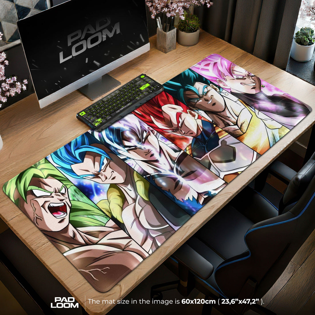 Son Goku Mouse Pad - Dragon Ball Legacy Anime Desk Mat Padloom