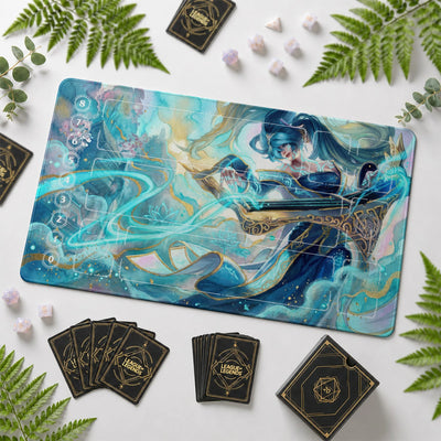 Sona Spirit Blossom Playmat - LoL Riftbound TCG Mat