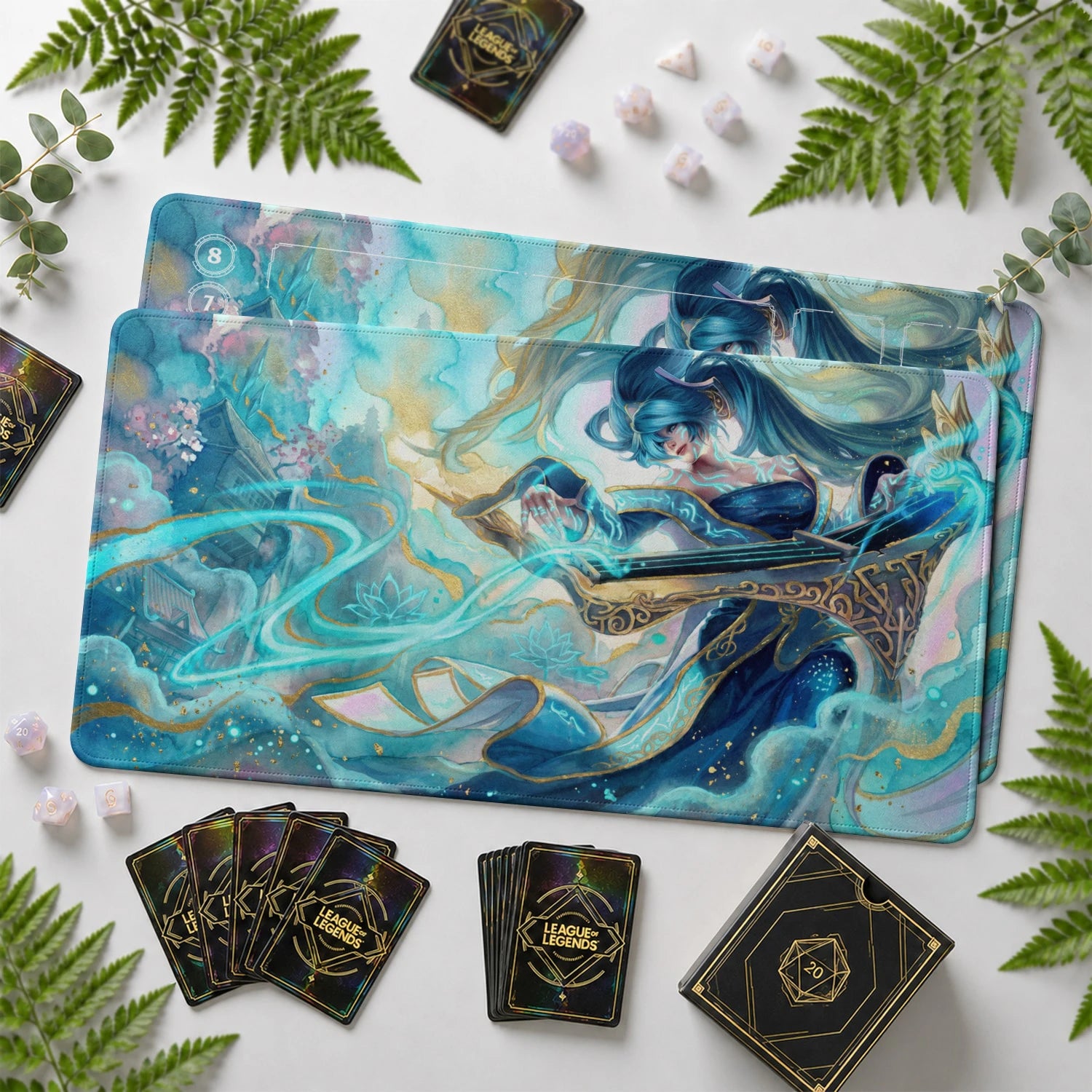 Sona Spirit Blossom Playmat - LoL Riftbound TCG Mat