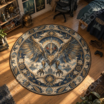 Songbird Soaring Round Rug - Bioshock Chair Mat