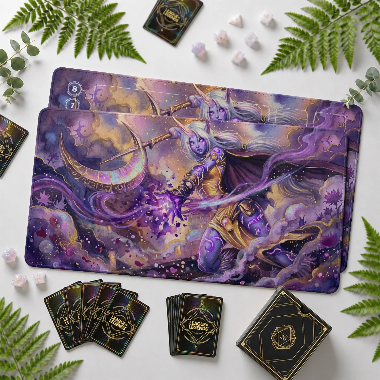 Soraka Celestial Playmat - LoL Riftbound TCG Mat
