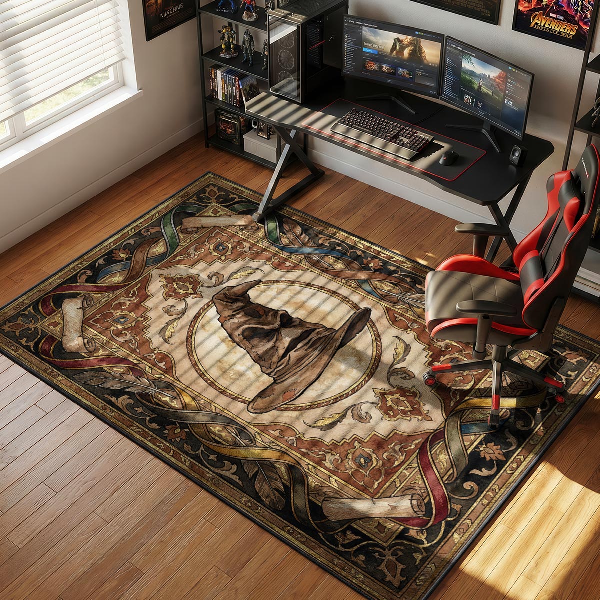 Sorting Hat Magical Ceremony Harry Potter Room rug — main product view
