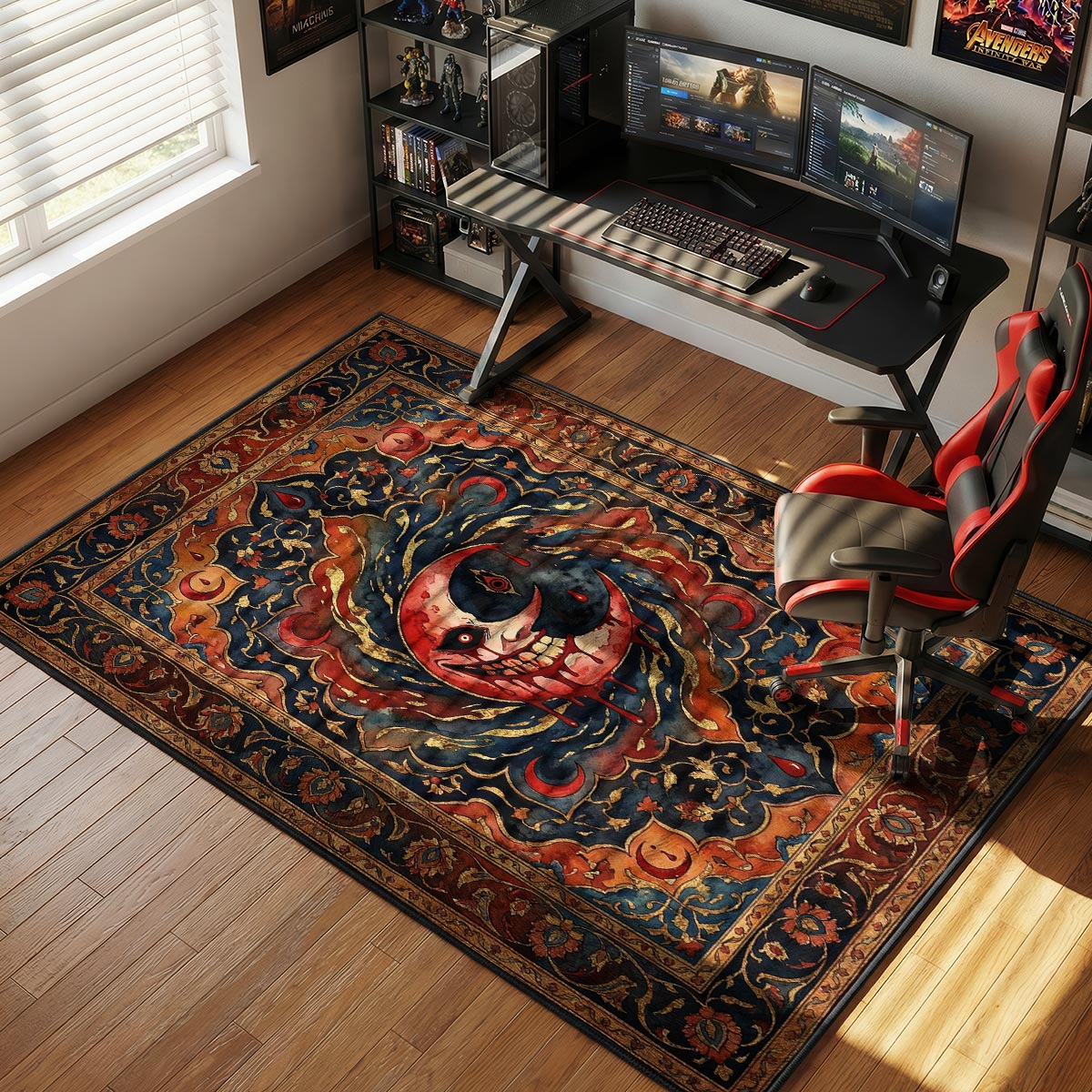Soul Eater Moon Bleeding Soul Eater Chair rug — main product view