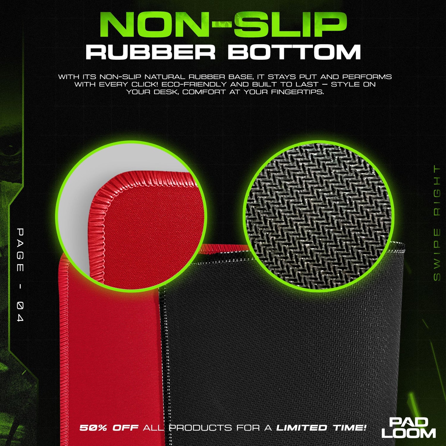 Soul Eater Trio Silhouette Mouse Pad, Anime Gaming Desk Mat Padloom