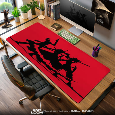 Soul Eater Trio Silhouette Mouse Pad, Anime Gaming Desk Mat