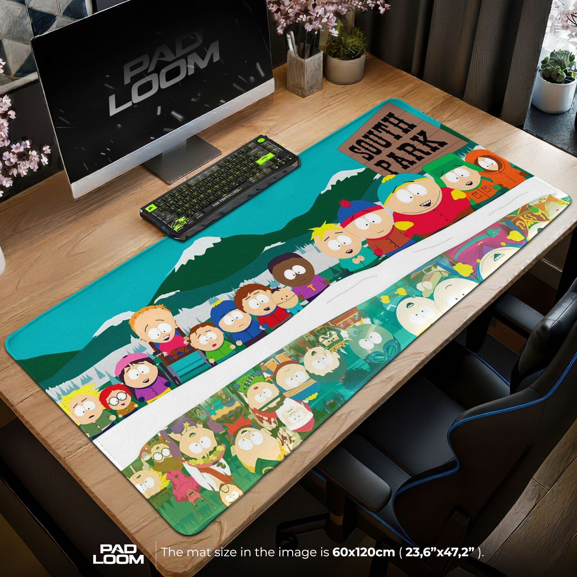 South Park Wizard Mouse Pad - Fantasy Chaos Gaming Desk Mat Padloom