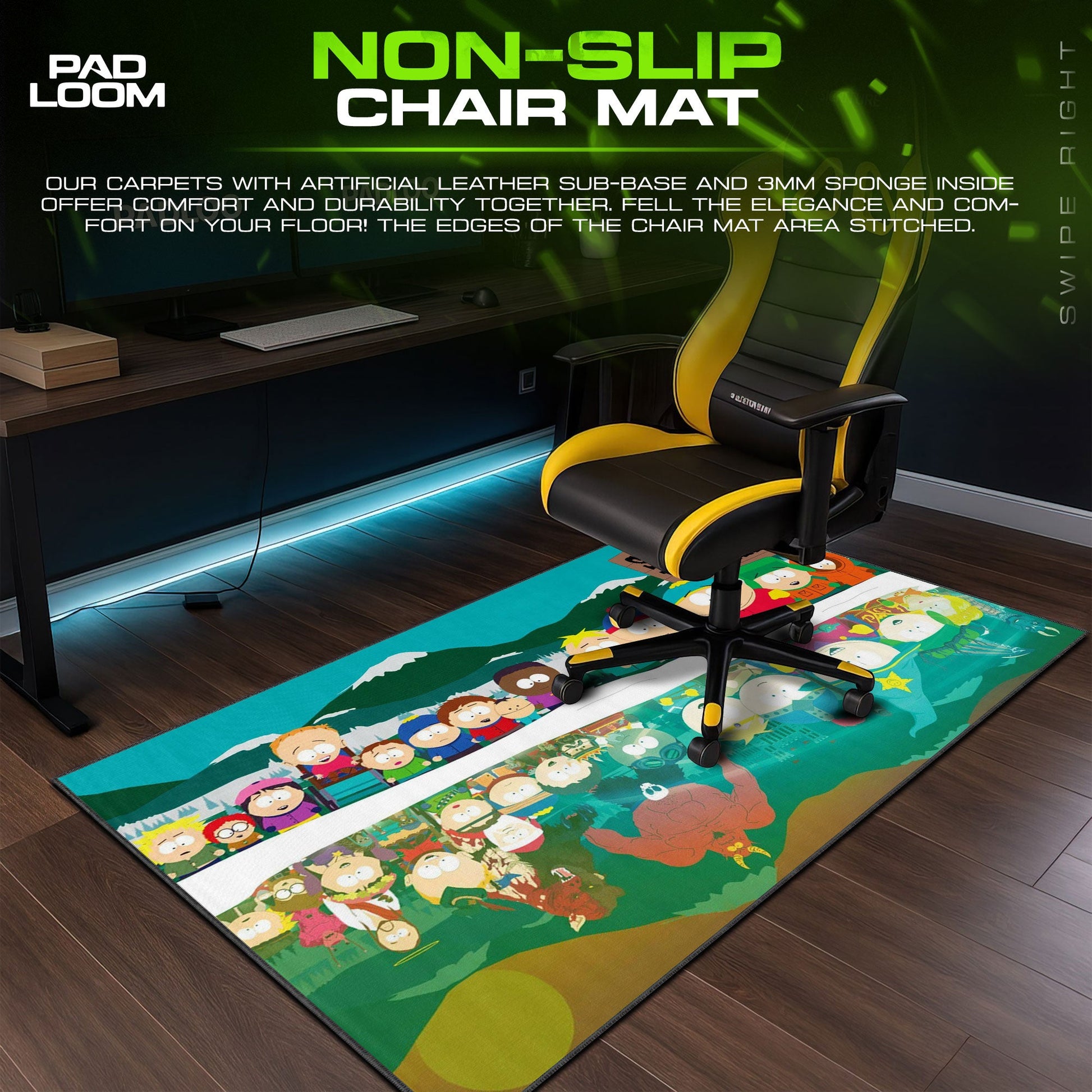 South Park Wizard Mouse Pad - Fantasy Chaos Gaming Desk Mat Padloom