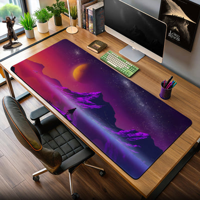 Space Cosmic Dreamscape Mouse Pad – Galaxy Desk Mat